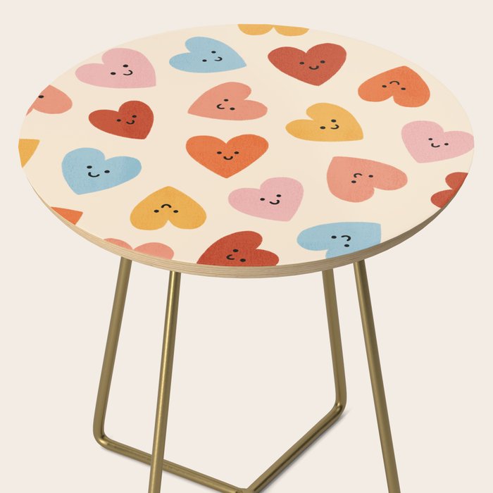 Happy Smiley Heart Side Table Gallery Image 2