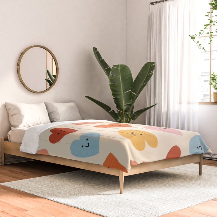 Happy Smiley Heart Comforter Gallery Image 2