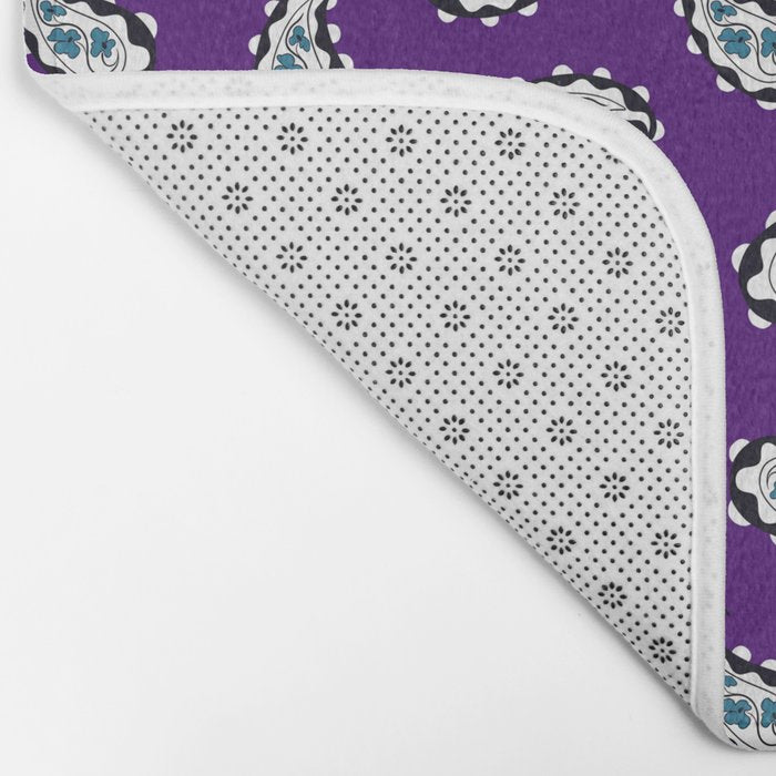 Leafy Whirls 3 Bath Mat Gallery Image 2
