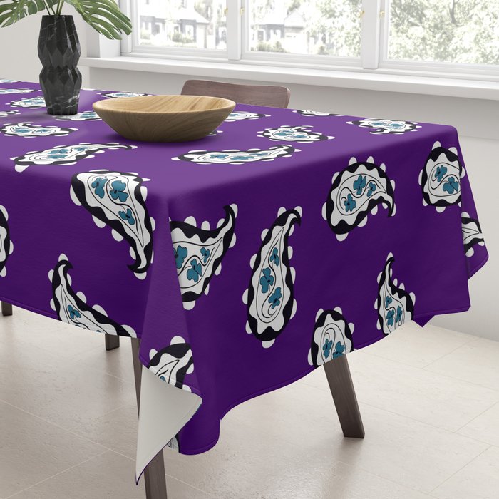Leafy Whirls 3 Tablecloth Gallery Image 3