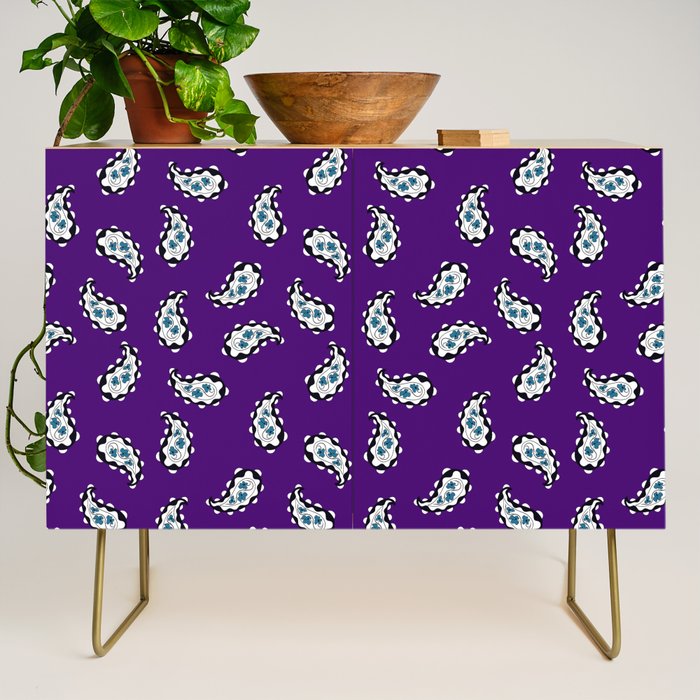 Leafy Whirls 3 Credenza Gallery Image 1
