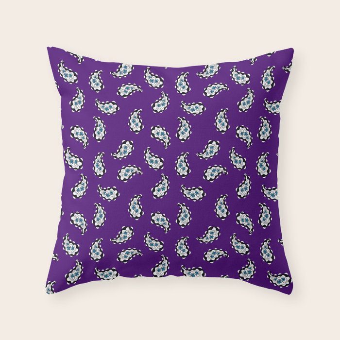 Leafy Whirls 3 Throw Pillow Gallery Image 6