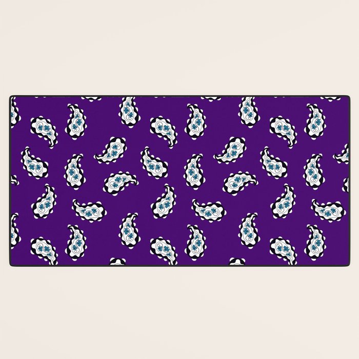 Leafy Whirls 3 Desk Mat Gallery Image 3
