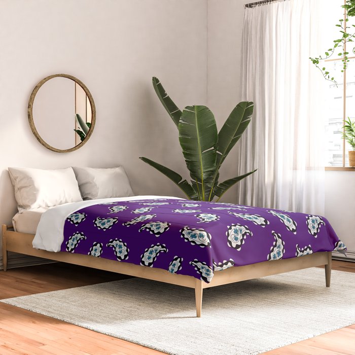 Leafy Whirls 3 Comforter Gallery Image 2