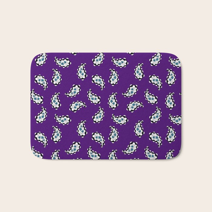 Leafy Whirls 3 Bath Mat Gallery Image 1