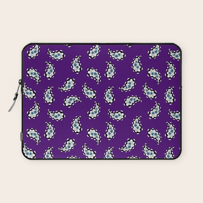 Leafy Whirls 3 Laptop Sleeve Gallery Image 1