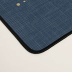 Magical Night / Galaxy in Blue and Golden Yellow Shades Desk Mat Gallery Image 4