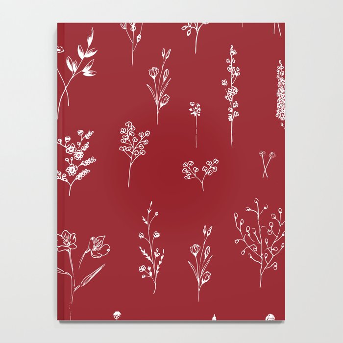 Red Wildflowers Notebook Gallery Image 4