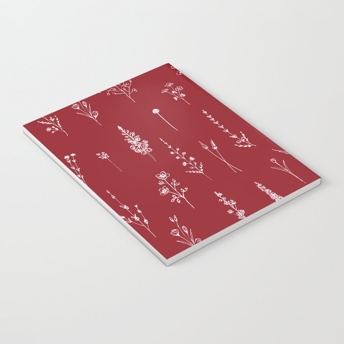 Red Wildflowers Notebook Gallery Image 3