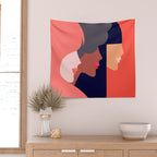 Together, we can  #girlpower Wall Tapestry Gallery Image 2