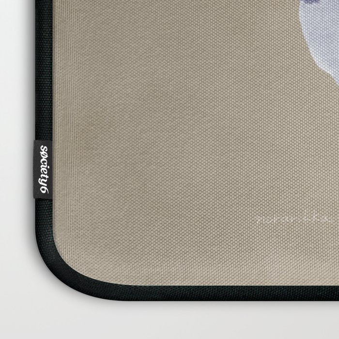 Dog and a Sofa - Purple and Beige Laptop Sleeve Gallery Image 3