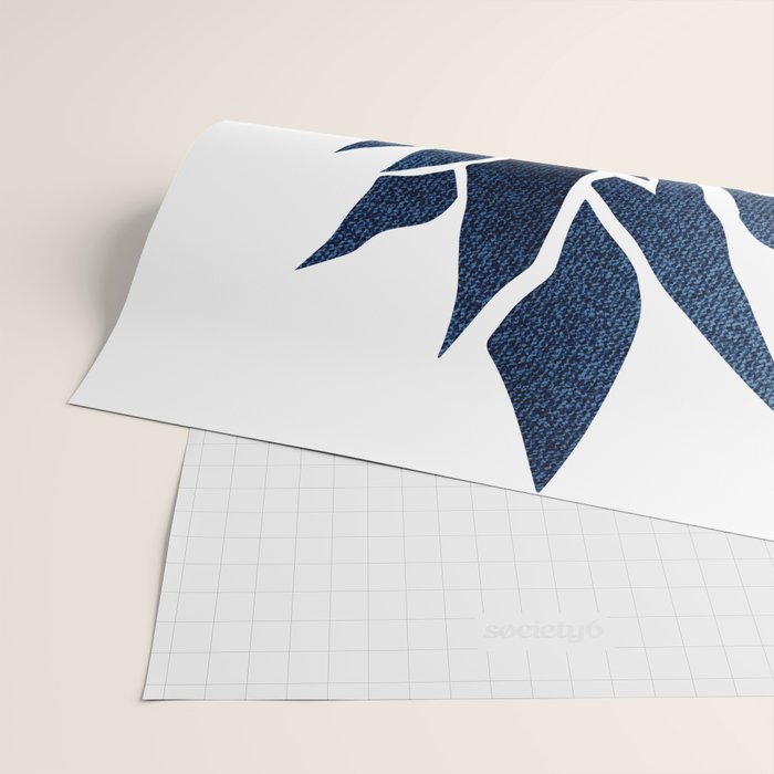 Pineapple, Big Blue, Denim Navy Wrapping Paper Gallery Image 2