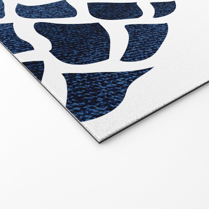 Pineapple, Big Blue, Denim Navy Welcome Mat Gallery Image 2