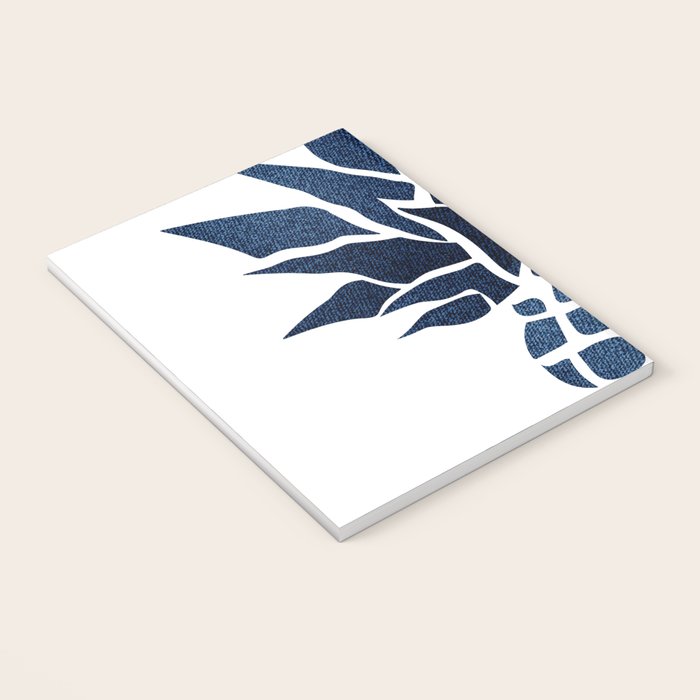 Pineapple, Big Blue, Denim Navy Notebook Gallery Image 3