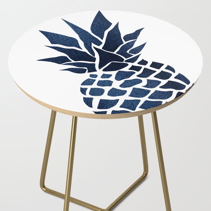 Pineapple, Big Blue, Denim Navy Side Table Gallery Image 2