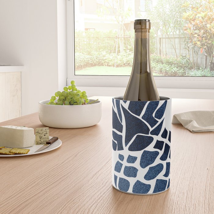 Pineapple, Big Blue, Denim Navy Wine Chiller Gallery Image 4