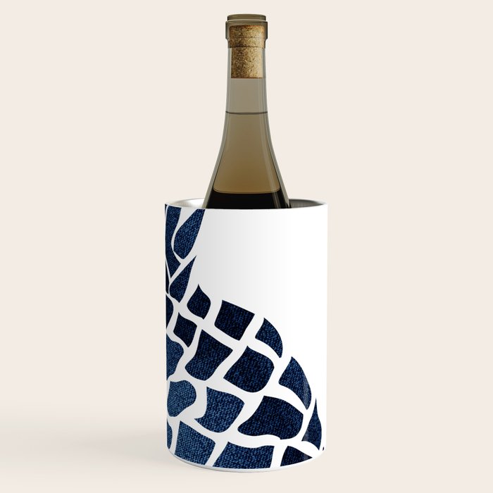 Pineapple, Big Blue, Denim Navy Wine Chiller Gallery Image 3