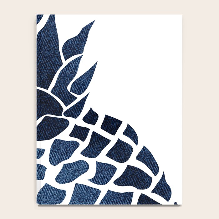 Pineapple, Big Blue, Denim Navy Notebook Gallery Image 4