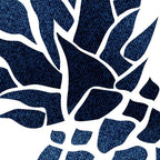 Pineapple, Big Blue, Denim Navy Coffee Mug Gallery Image 2