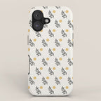 Leaf Sun 1 - Gold Black iPhone Case Gallery Image 1