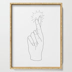 Fingers Crossed Serving Tray Gallery Image 1
