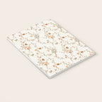 tossed wildflowers - sage apricot Notebook Gallery Image 3