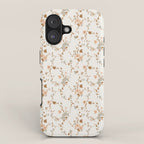 tossed wildflowers - sage apricot iPhone Case Gallery Image 1