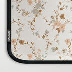 tossed wildflowers - sage apricot Laptop Sleeve Gallery Image 3