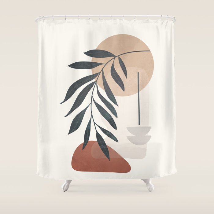 Abstract Rock Geometry 10 Shower Curtain Gallery Image 1