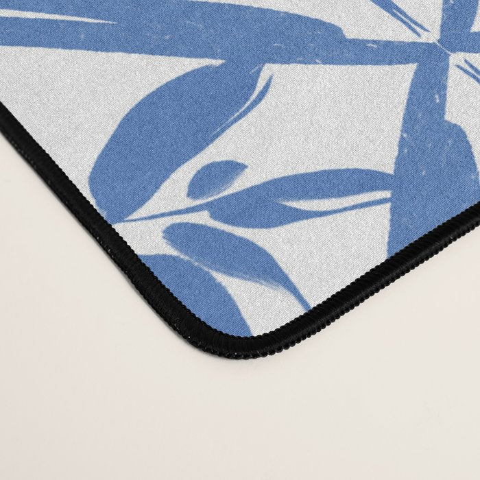 Floral pleasure pattern BW Desk Mat Gallery Image 4