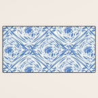 Floral pleasure pattern BW Desk Mat Gallery Image 3