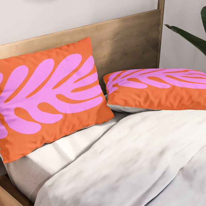 Flamingo & Orioles: Matisse Paper Cutouts 10 Pillow Sham Gallery Image 2