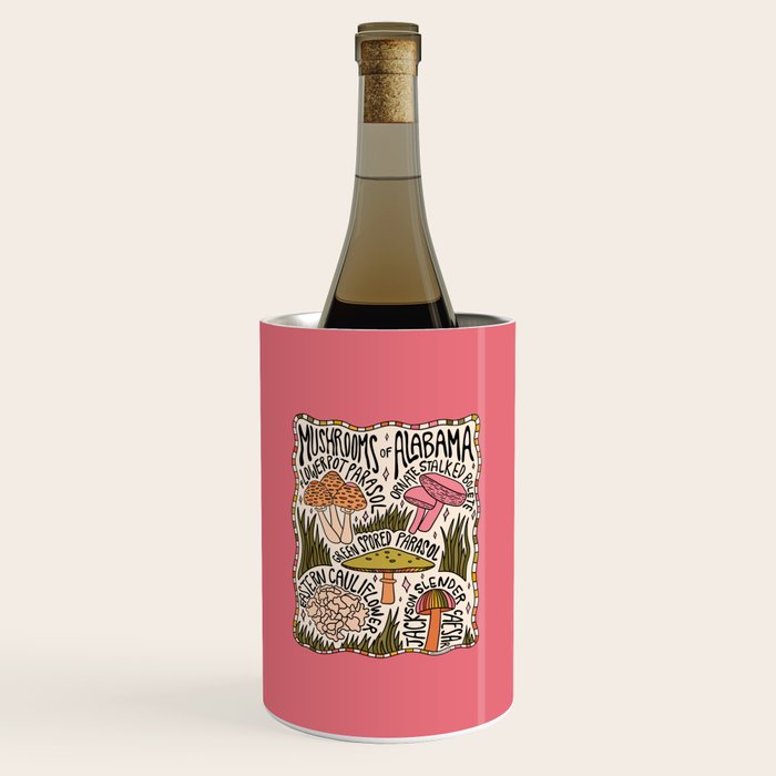Mushrooms of Alabama Wine Chiller Gallery Image 1