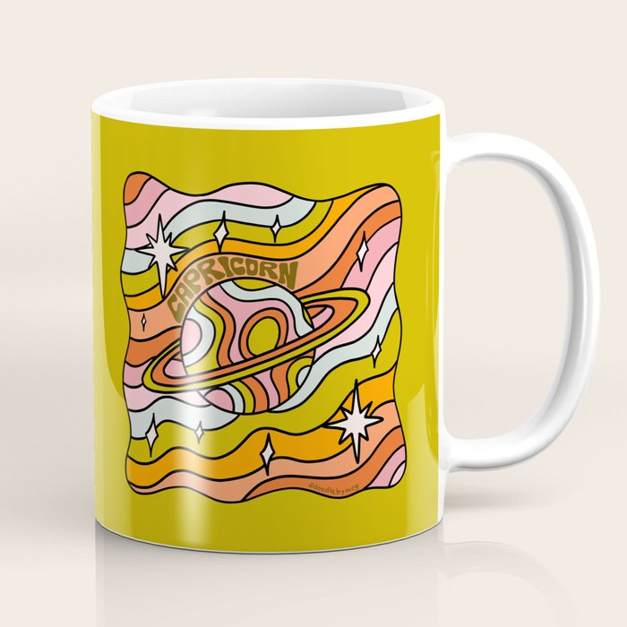 Capricorn Planet Coffee Mug Gallery Image 1