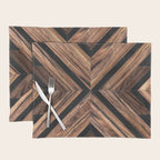Urban Tribal Pattern No.3 - Wood Placemat Gallery Image 1