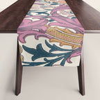 William Morris Golden Lily Enchanting Lilac Peach Table Runner Gallery Image 1