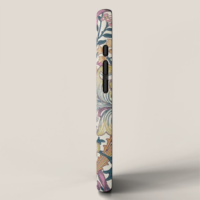 William Morris Golden Lily Enchanting Lilac Peach iPhone Case Gallery Image 2