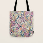 William Morris Golden Lily Enchanting Lilac Peach Tote Bag Gallery Image 1