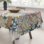 William Morris Golden Lily Enchanting Lilac Peach Tablecloth Gallery Image 3