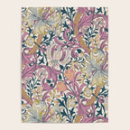 William Morris Golden Lily Enchanting Lilac Peach Poster Gallery Image 4