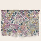 William Morris Golden Lily Enchanting Lilac Peach Wall Hanging Gallery Image 1