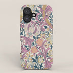 William Morris Golden Lily Enchanting Lilac Peach iPhone Case Gallery Image 1