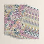 William Morris Golden Lily Enchanting Lilac Peach Wrapping Paper Gallery Image 3