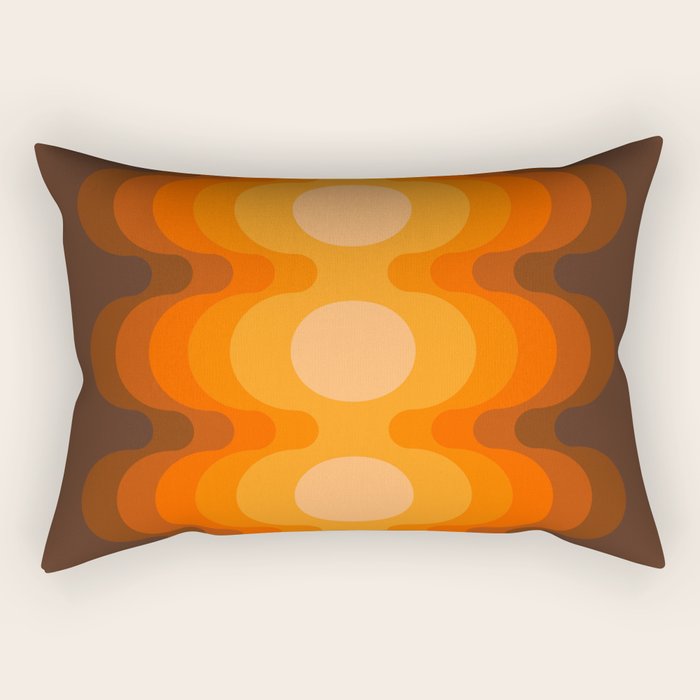 Golden Echo Out Rectangular Pillow Gallery Image 2