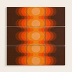 Golden Echo Out Wood Wall Art Gallery Image 1