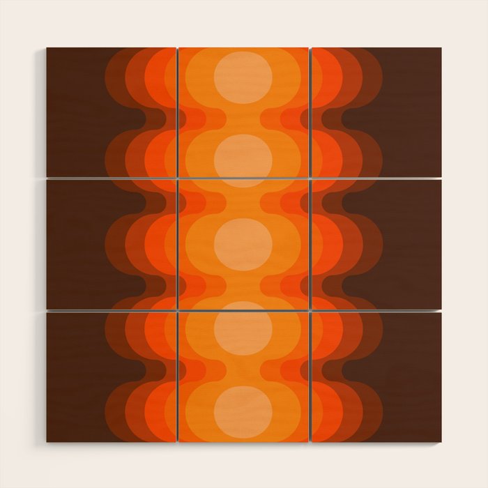 Golden Echo Out Wood Wall Art Gallery Image 1