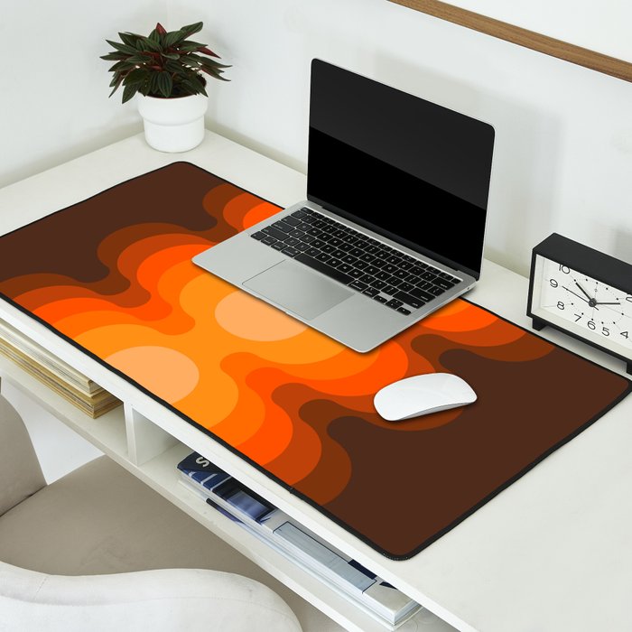 Golden Echo Out Desk Mat Gallery Image 2
