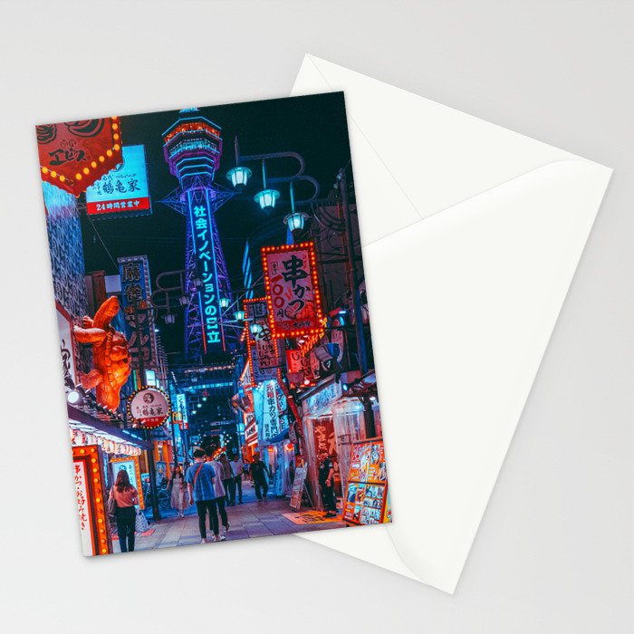 Osaka City Anime Scenes  Stationery Card Gallery Image 2