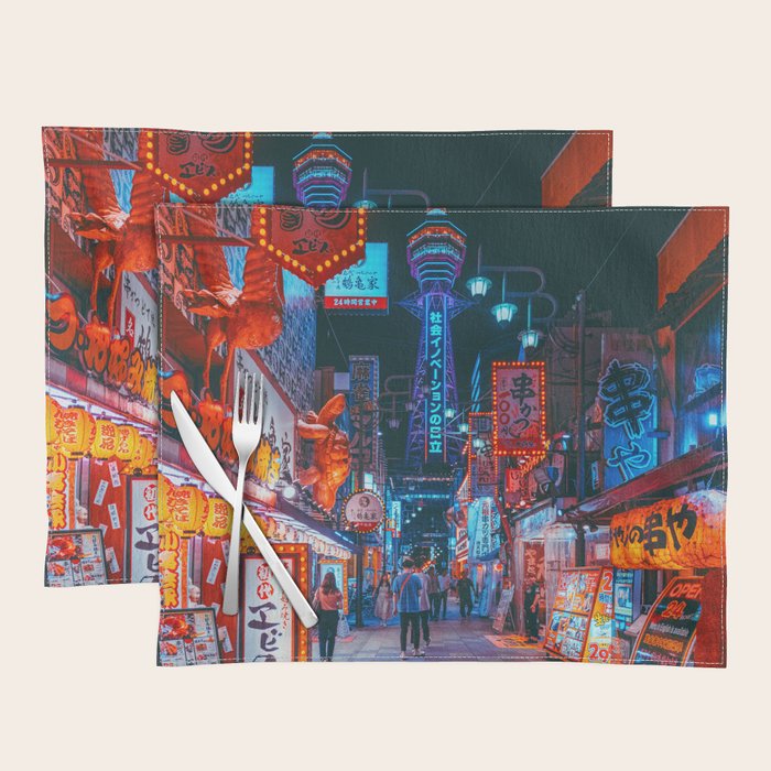 Osaka City Anime Scenes  Placemat Gallery Image 1