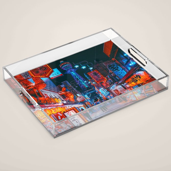 Osaka City Anime Scenes  Acrylic Tray Gallery Image 1